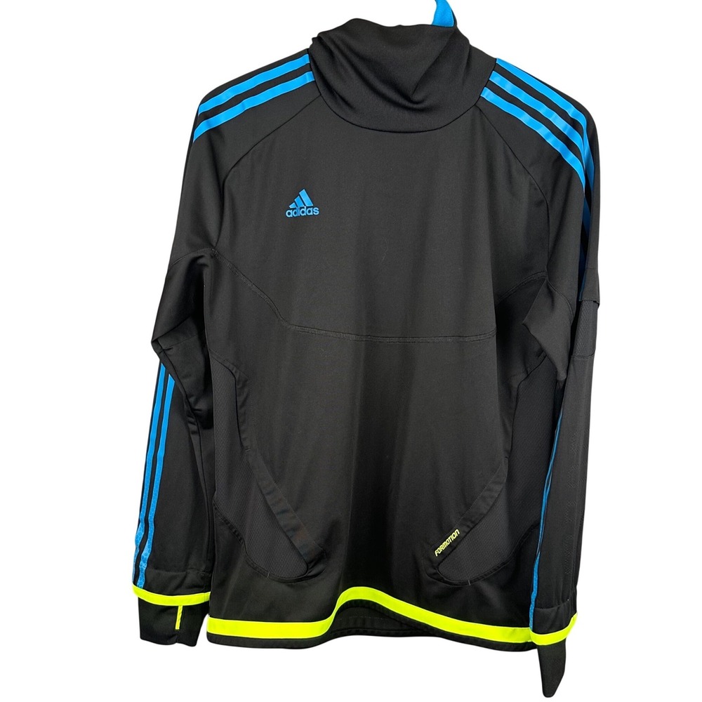 Adidas Predator Formotion Mens Black Blue Neon Yellow Soccer Training Top Medium